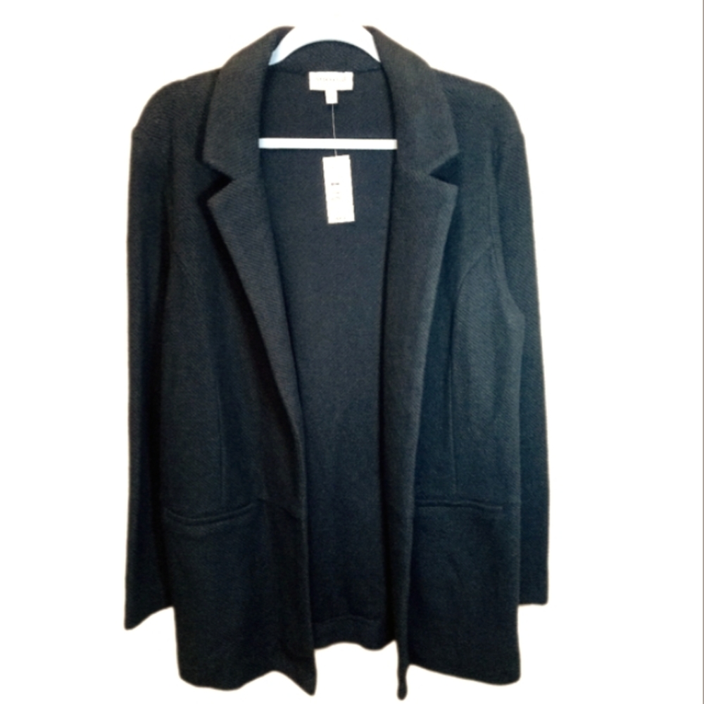 Black Knit Blazer NEW W/ TAGS, Women's L